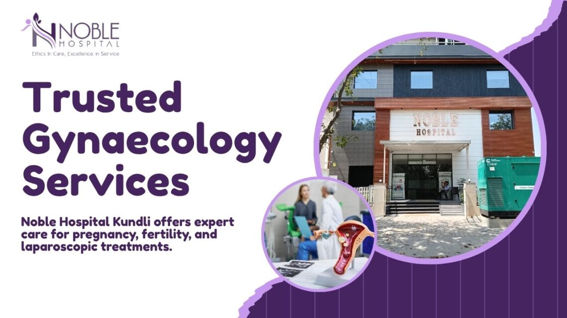 Gynecologist consulting pregnant woman at Noble Hospital, the best gynaecology hospital in Sonipat