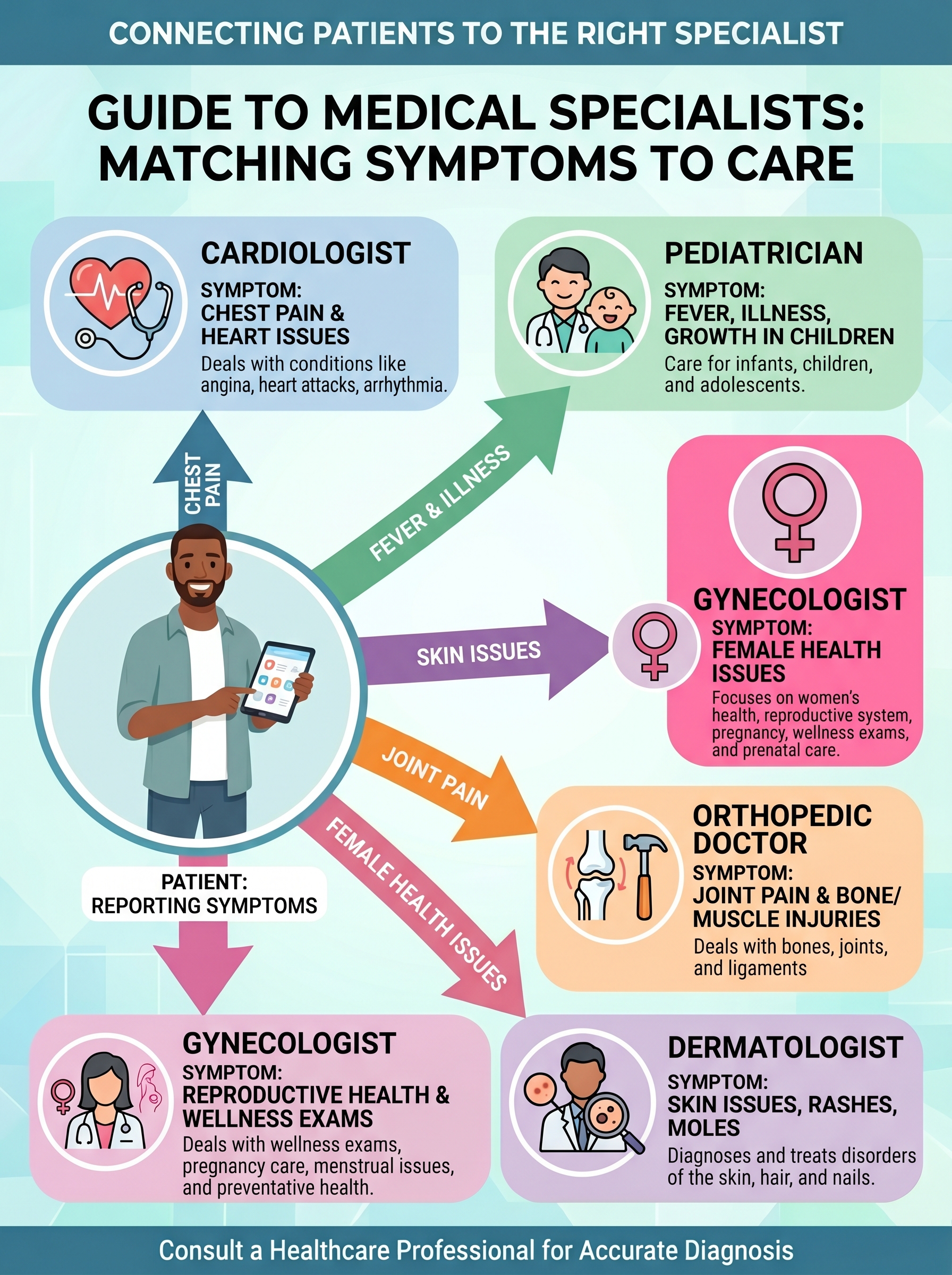 Which Doctor to Consult for Symptoms: A Simple Guide to Choosing the Right Specialist
