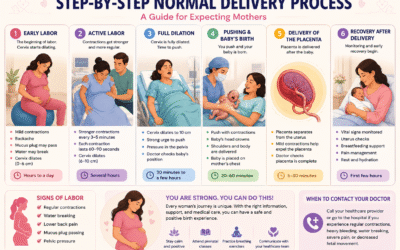 Step-by-Step Explanation of the Normal Delivery Process to Reduce Fear Among Expecting Mothers